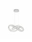 Preview: Nova Luce CONCETO LED Pendelleuchte Chrom 49W Neutralweiss 120x60cm dimmbar 9019723