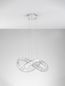 Preview: Nova Luce CONCETO LED Pendelleuchte Chrom 49W Neutralweiss 120x60cm dimmbar 9019723
