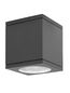 Preview: Nova Luce CERISE Deckenleuchte GU10 Grau 7W IP54 9x9x9cm dimmbar 9020022