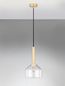 Preview: Nova Luce AMELIA Pendelleuchte G9 Gold 190,5x20cm dimmbar 9028830