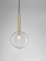 Preview: Nova Luce AMELIA Pendelleuchte G9 Gold 190,5x20cm dimmbar 9028831