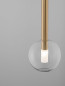 Preview: Nova Luce AMELIA Pendelleuchte G9 Gold 150x15cm dimmbar 9028832