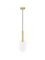 Preview: Nova Luce AMELIA Pendelleuchte G9 Gold 179x14cm dimmbar 9028833