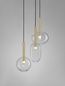 Preview: Nova Luce AMELIA Pendelleuchte G9 3-fach Schwarz 191x50cm dimmbar 9028834