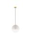 Preview: Nova Luce VITA Pendelleuchte E27 Gold 120x30cm dimmbar 9028836