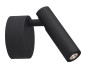 Preview: Nova Luce CLIP LED Wandleuchte Schwarz 3W Warmweiss 8x3,4x11cm 9030202