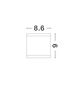 Preview: Nova Luce CERISE Deckenleuchte GU10 Weiß 7W IP54 9x9x9cm dimmbar 9040022