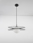 Preview: Nova Luce ELLERY Pendelleuchte E27 Schwarz 150x45cm dimmbar 9043302