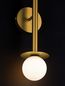 Preview: Nova Luce PIELO Wandleuchte G9 2-fach Gold 12x14x67cm dimmbar 9043319