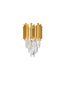 Preview: Nova Luce GRANE Wandleuchte E14 2-fach Gold 25x15,5x35cm dimmbar 9050100