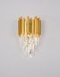Preview: Nova Luce GRANE Wandleuchte E14 2-fach Gold 25x15,5x35cm dimmbar 9050100