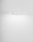 Preview: Nova Luce MONDRIAN LED Wandleuchte Weiß 12W IP44 Warmweiss 41,5x14x6cm 9053121