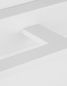 Preview: Nova Luce MONDRIAN LED Wandleuchte Weiß 12W IP44 Warmweiss 41,5x14x6cm 9053121