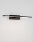 Preview: Nova Luce MONDRIAN LED Wandleuchte Schwarz 12W IP44 Warmweiss 41,5x14x6cm 9053122