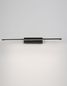 Preview: Nova Luce MONDRIAN LED Wandleuchte Schwarz 20W IP44 Warmweiss 62x14x6cm 9053202