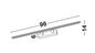Preview: Nova Luce LIVIA LED Wandleuchte Schwarz 30W IP44 Warmweiss 96x14x6cm 9053302