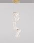 Preview: Nova Luce SIDERNO LED Pendelleuchte Gold 16W Warmweiss 150x28cm 9054441