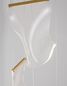 Preview: Nova Luce SIDERNO LED Pendelleuchte Gold 16W Warmweiss 150x28cm 9054441
