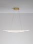 Preview: Nova Luce AGOS LED Pendelleuchte Gold 32W Warmweiss 95x56x150cm dimmbar 9054450