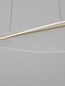 Preview: Nova Luce AGOS LED Pendelleuchte Gold 32W Warmweiss 95x56x150cm dimmbar 9054450