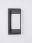 Preview: Nova Luce LETO LED Wandleuchte Schwarz 18W IP65 Warmweiss 14,5x10,2x29cm 9060203