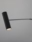 Preview: Nova Luce VOICE LED Stehlampe Schwarz 12W Warmweiss 192x12x20-250cm 9061429
