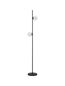 Preview: Nova Luce NUVOLE LED Stehlampe Schwarz 16W Warmweiss 28,5x25x169,5cm 9061437