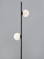 Preview: Nova Luce NUVOLE LED Stehlampe Schwarz 16W Warmweiss 28,5x25x169,5cm 9061437