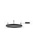 Preview: Nova Luce MOTIF LED Deckenleuchte Schwarz 46W Warmweiss 60x1,2x18cm dimmbar 9063601