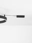 Preview: Nova Luce MOTIF LED Deckenleuchte Schwarz 46W Warmweiss 60x1,2x18cm dimmbar 9063601
