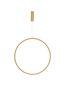 Preview: Nova Luce CHANGE LED Pendelleuchte Messing 48W Warmweiss 200x80,7cm dimmbar 9070170