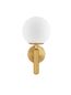 Preview: Nova Luce MONET Wandleuchte E27 Gold 15x18,5x30cm dimmbar 9080125
