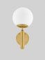 Preview: Nova Luce MONET Wandleuchte E27 Gold 15x18,5x30cm dimmbar 9080125
