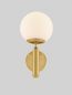 Preview: Nova Luce MONET Wandleuchte E27 Gold 15x18,5x30cm dimmbar 9080125