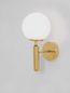 Preview: Nova Luce MONET Wandleuchte E27 Gold 15x18,5x30cm dimmbar 9080125