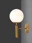Preview: Nova Luce MONET Wandleuchte E27 Gold 15x18,5x30cm dimmbar 9080125