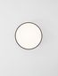 Preview: Nova Luce WHEEL LED Deckenleuchte Schwarz 30W Warmweiss 6x45cm 9081210