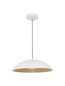Preview: Nova Luce GLIM LED Pendelleuchte Weiß 42W Warmweiss 120x58cm dimmbar 9081280