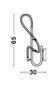 Preview: Nova Luce CERELIA LED Wandleuchte Messing 17,7W Warmweiss 90x30cm 9082095