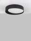 Preview: Nova Luce OBY LED Deckenleuchte Schwarz 60W Warmweiss 12x60cm dimmbar 9085223