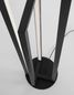 Preview: Nova Luce ZESIRO LED Stehlampe Schwarz 28W Warmweiss 19x19x122cm dimmbar 9086011