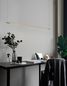 Preview: Nova Luce ELETTRA LED Pendelleuchte Messing 20W Warmweiss 120x7x150cm 9088102