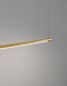 Preview: Nova Luce ELETTRA LED Pendelleuchte Messing 20W Warmweiss 120x7x150cm 9088102