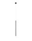Preview: Nova Luce ELETTRA LED Pendelleuchte Schwarz 5W Warmweiss 200x1,5cm 9088103