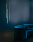 Preview: Nova Luce ELETTRA LED Pendelleuchte Messing 5W Warmweiss 200x1,5cm 9088104