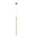Preview: Nova Luce ELETTRA LED Pendelleuchte Messing 5W Warmweiss 200x1,5cm 9088104
