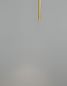 Preview: Nova Luce ELETTRA LED Pendelleuchte Messing 5W Warmweiss 200x1,5cm 9088104