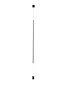 Preview: Nova Luce ELETTRA LED Pendelleuchte Schwarz 20W Warmweiss 300x7cm 9088109