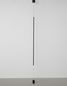 Preview: Nova Luce ELETTRA LED Pendelleuchte Schwarz 20W Warmweiss 300x7cm 9088109