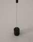 Preview: Nova Luce ELETTRA LED Pendelleuchte Schwarz 20W Warmweiss 300x7cm 9088109
